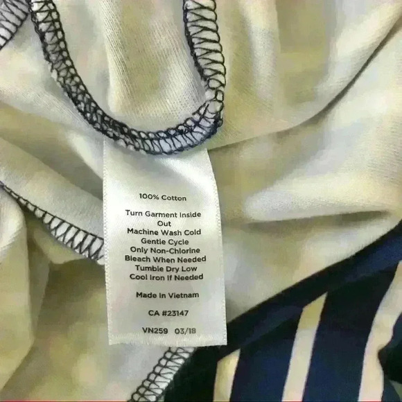 Talbots Stripes and Flowers Fitted Shift Dress - Picture 7 of 8